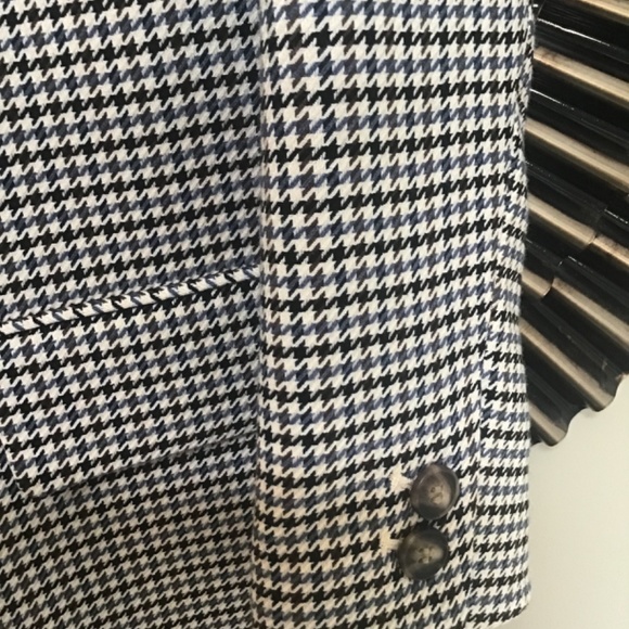 H&M Double Breasted Houndstooth Blazer NWOT - Picture 3 of 8